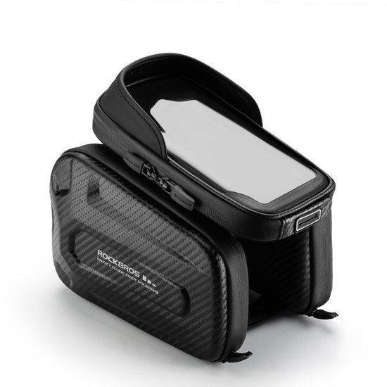 Rockbros - Frametas voor Fiets - Waterdicht - Fietstas - Telefoonhouder Fiets - Zwart