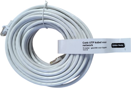 Câble UTP CAT6 Premium Ziggo KPN adapté 15m