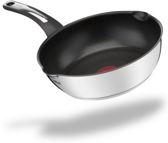 Tefal Unlimited Wokpan - Inclusief Schenktuit - Rood - 22 cm - Inductie