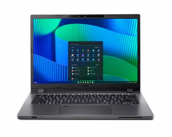 Acer TravelMate P2 TMP214-55-G2-TCO-54X9 Intel Core 5 120U Laptop 35,6 cm (14") WUXGA 16 GB DDR5-SDRAM 512 GB SSD Wi-Fi 6 (802.11ax) Windows 11 Pro Grijs - Acer - Hoofdafbeelding