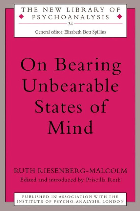 On Bearing Unbearable States of Mind - cover