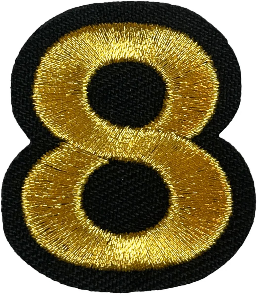 Oeteldonk embleem – Gouden cijfer 8
