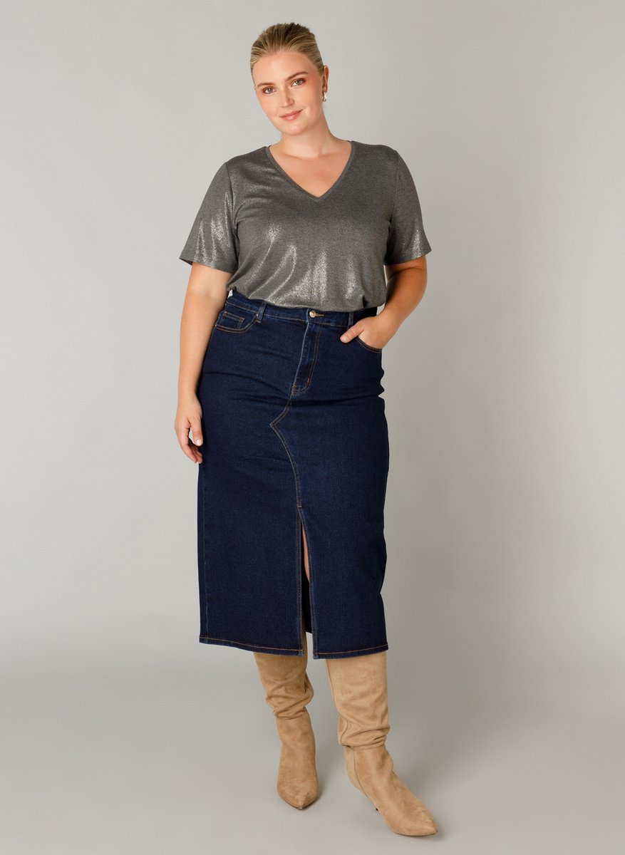 YEST CURVE Hinte Essential Tops - Silver - maat 2(50)