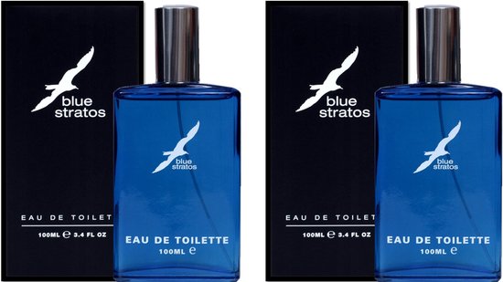 Blue Stratos Eau de Toilette Spray 2 x 100 ml - Voordeelverpakking