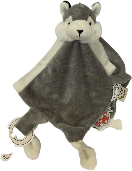 Cute since 1999 - Knuffeldoekjes Bundel - Husky & Rendier Doudou - 30 x 30 cm van Merkloos — afbeelding 5
