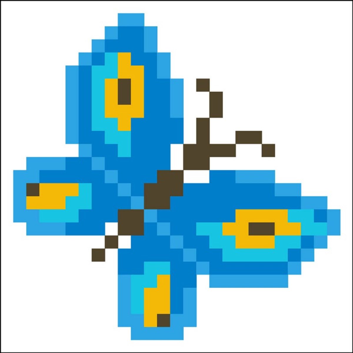 DIAMOND DOTZ DDS.002, Originele 5D Diamond Painting Set Butterfly Sparkle, Knutselpakket met 295 Ronde Steentjes, Dotz voor Volwassenen, Hobbypakket ca. 7 x 7 cm voor Kinderen Vanaf 8 Jaar — afbeelding 3