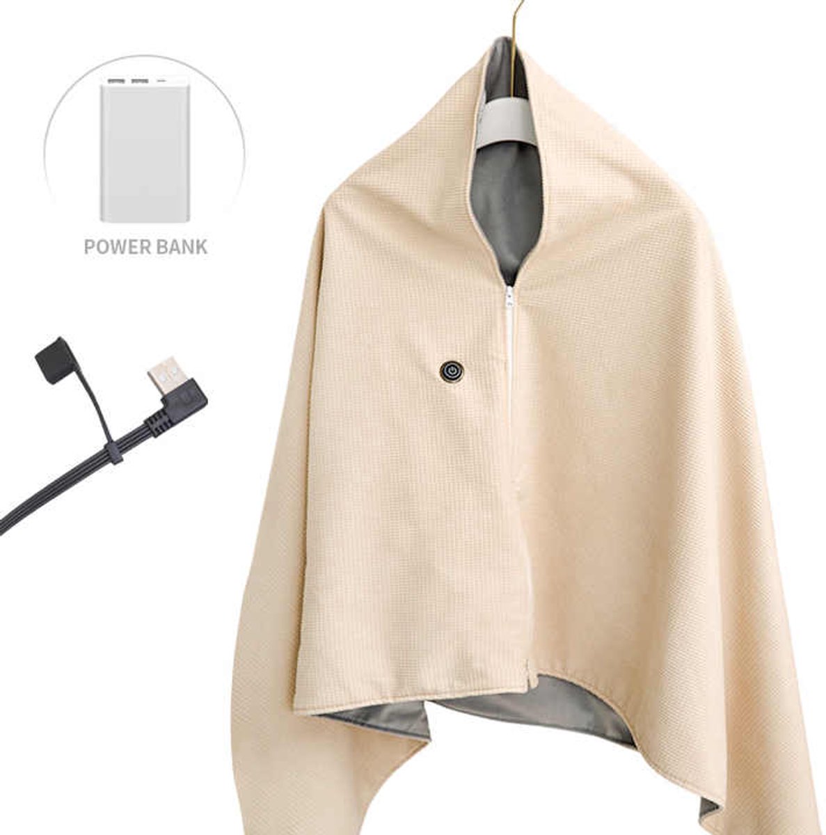 Elektrische Verwarmde Deken – Portable Warming Cover met Afstandsbediening | Multi-Scenario Gebruik