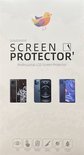 Emballage de protecteurs d'écran avec une illustration d'oiseau et des icônes pour la clarté, la sensibilité tactile et la résistance aux rayures.