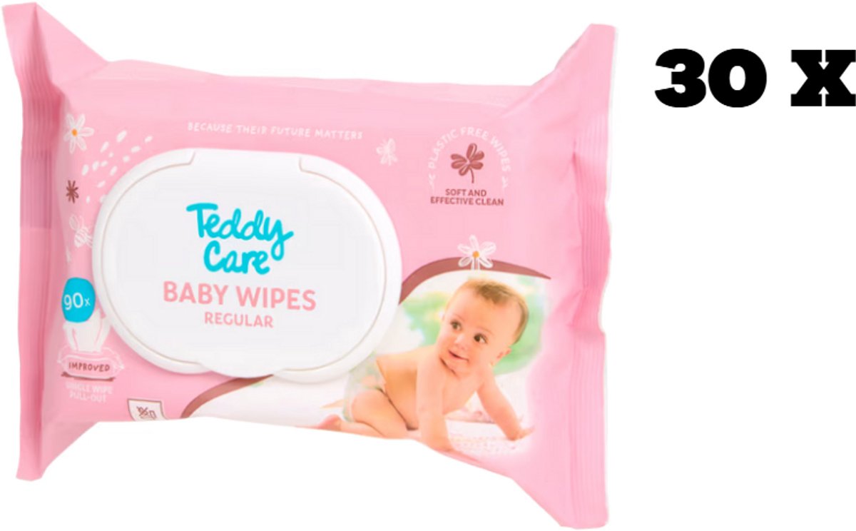 Teddy Care Babydoekjes - 30 x 90 stuks