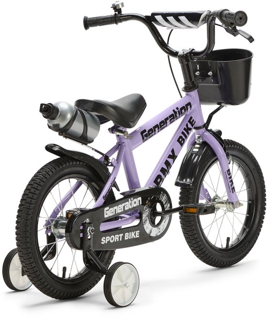 Generation BMX 14 inch Lila - Kinderfiets van Popal — afbeelding 3