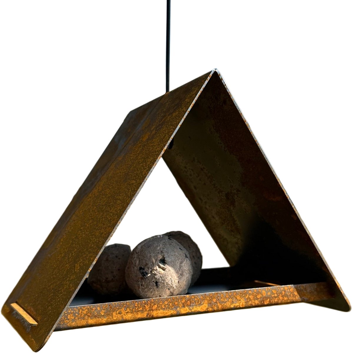 Bol.com Vogelvoederhuis JUPITER - CORTENSTAAL - Hangmodel aanbieding