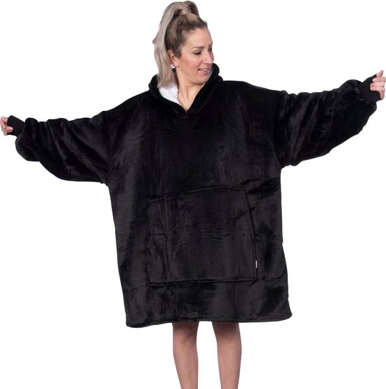 Q- Living Fleece Blanket With Sleeves 1340 grammes Huggle