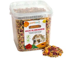 Natuurlijke bloemenweide voor knaagdieren - 600 g aanvullend voer voor konijnen, cavia's, hamsters en chinchilla's