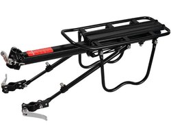 Bagagedrager verbreder - Fiets bagagedrager - Achterdrager verbreding - Fietsaccessoires - Extra breed - Transportrek - Fietstassen - Boodschappen - Vakantie - E-bike