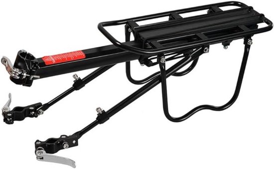Bagagedrager verbreder - Fiets bagagedrager - Achterdrager verbreding - Fietsaccessoires - Extra breed - Transportrek - Fietstassen - Boodschappen - Vakantie - E-bike