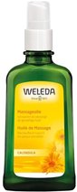 WELEDA Massageolie - Calendula & Kamille - Geur Van Citrusvruchten - Verzacht & Verwent De Huid - Ideaal Voor Massage & Gevoelige Huid - 100% Natuurlijke Ingrediënten - 100ml