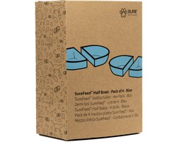Surefeed Half Bakje - Kattenvoerbak - Blauw