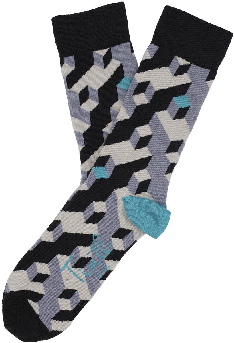 Tintl socks unisex sokken | Black & white - Copenhagen (maat 36-40)