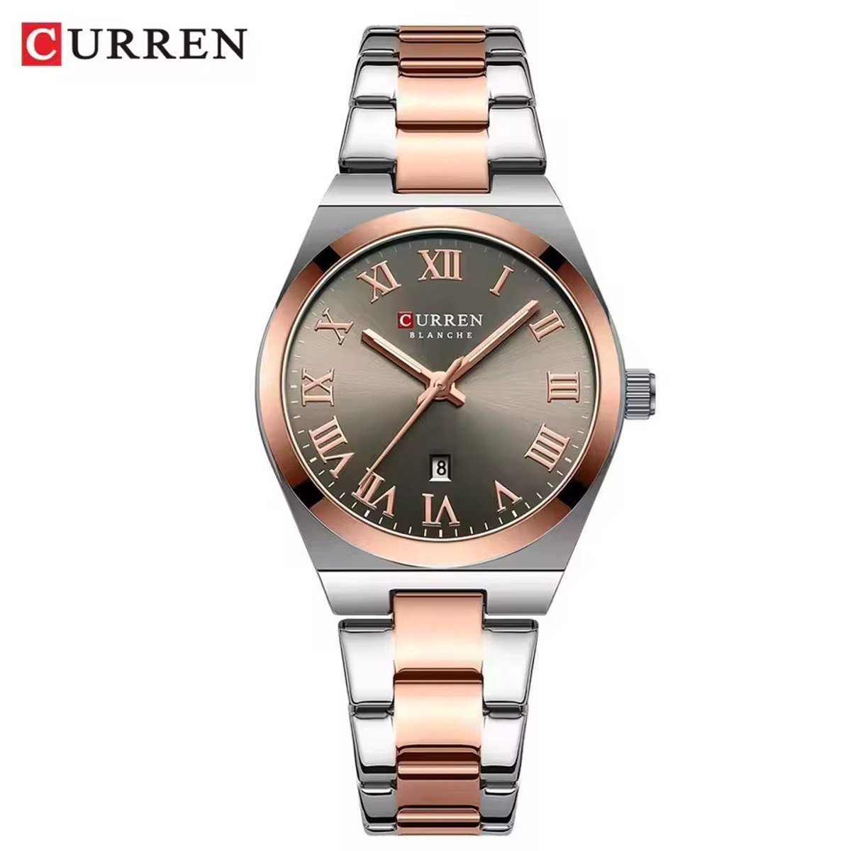 Curren Elegante Dameshorloge | Polshorloge | Dames | Horloge | 33MM | Vrouwen | RVS | Grijs