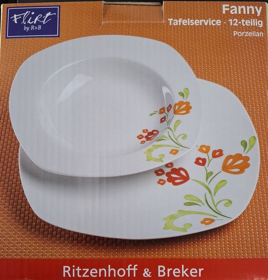 Service de table en porcelaine Ritzenhoff & Breker Fanny 12 pièces