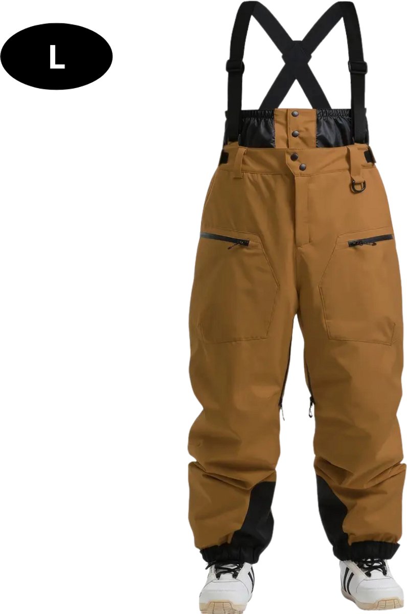 Bovista Skibroek Skipak Snowboard Broek Winterbroek Sneeuwbroek Heren Wintersport Bruin