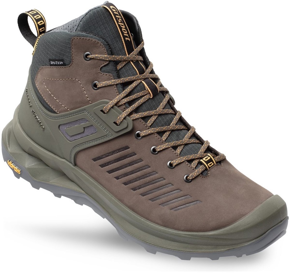 Grisport Journey mid wandelschoenen uni 15419-04 Bruin