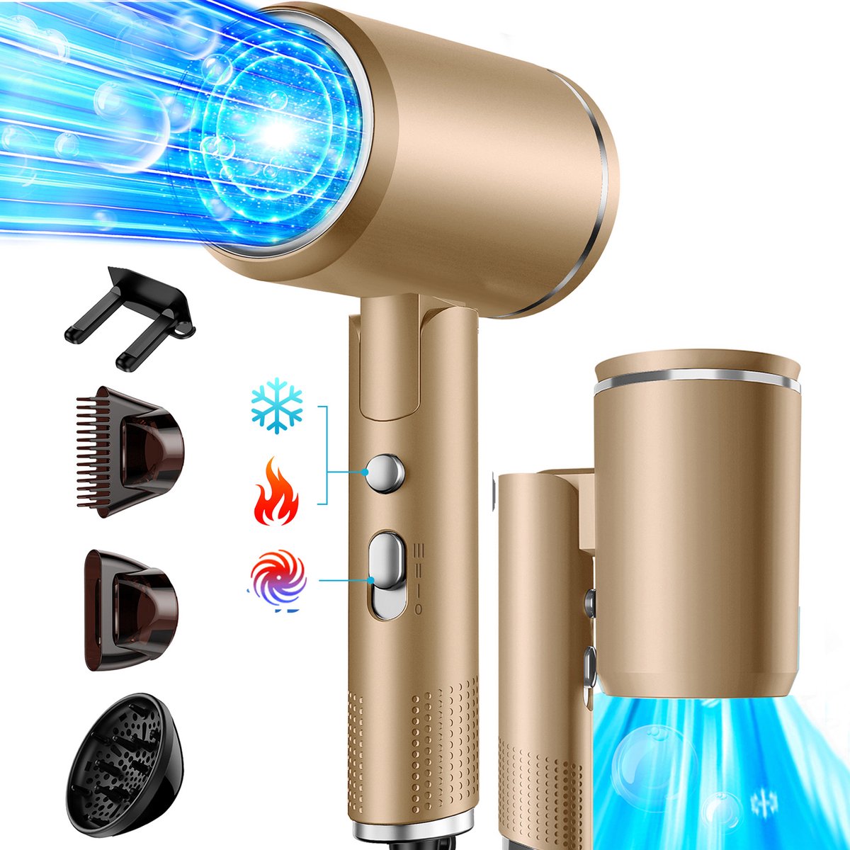 ibettertec - Fohn - Haardroger Ionen - (EAN: 4894717076672)