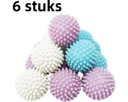 6-delige wasbal - Magic Laundry Ball Anti-klit en Anti-Knot - Gemengde kleur