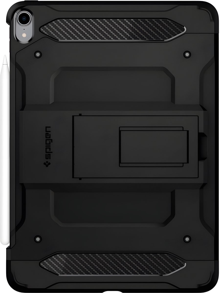 Spigen Tough Armor Tech - Backcover Hoes - iPad Pro 12.9 (2018) - Zwart