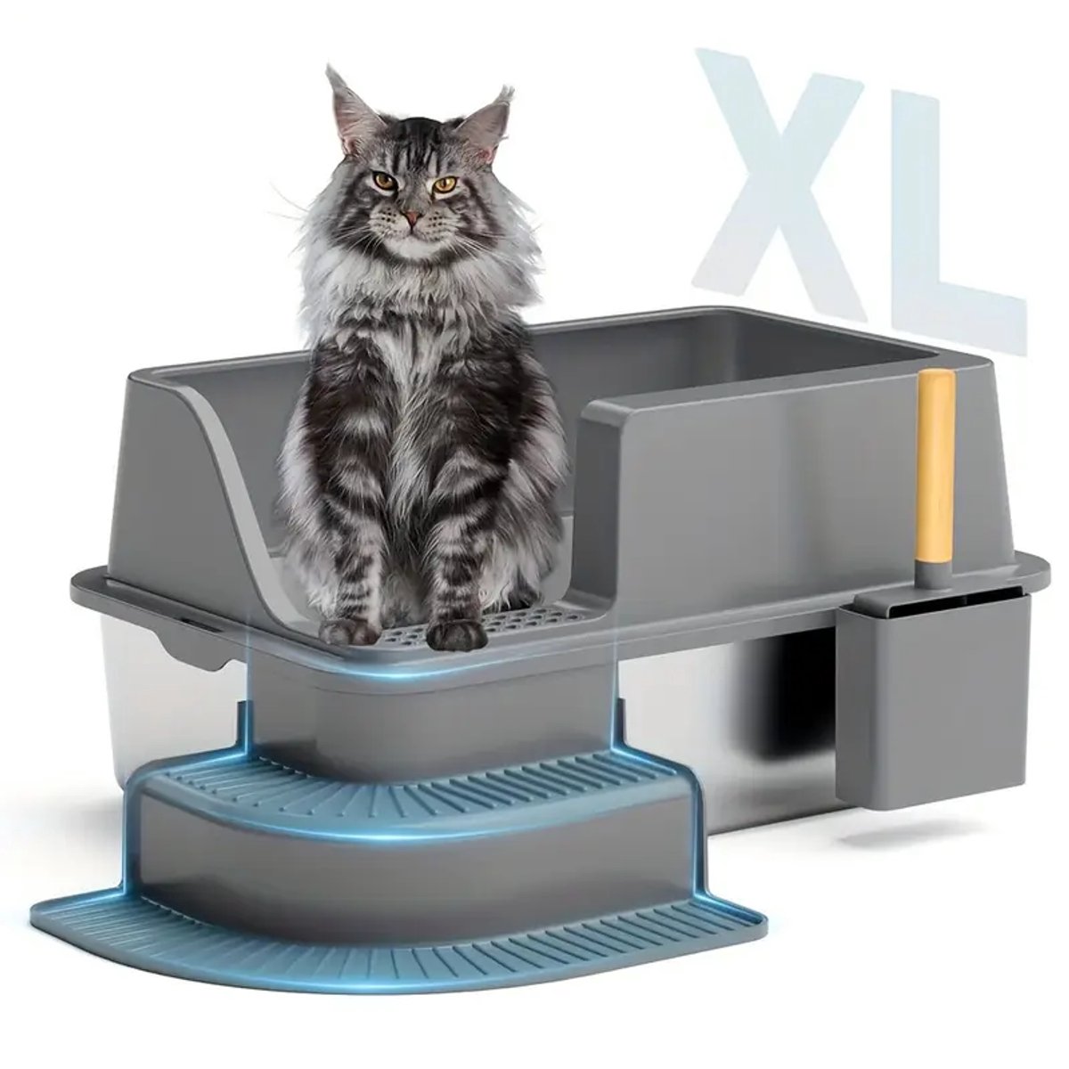 Rotho Biala Kattenbakschep & Houder Mistletoe White | Paul Meevis