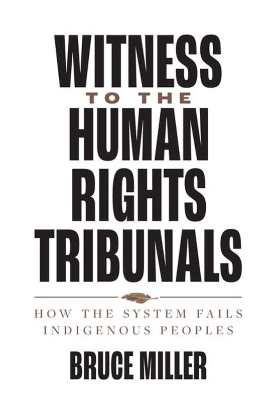 Witness to the Human Rights Tribunals - cover