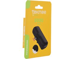 Tekmee Powerbank 5000mAh – Draagbare Oplader - Snellader met USB-C