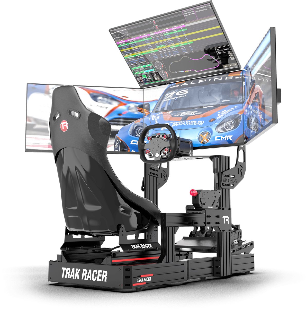 Trak Racer- Grote Quad Monitor Stand voor montage in de cockpit - 1200 mm / 47,25 inch breed