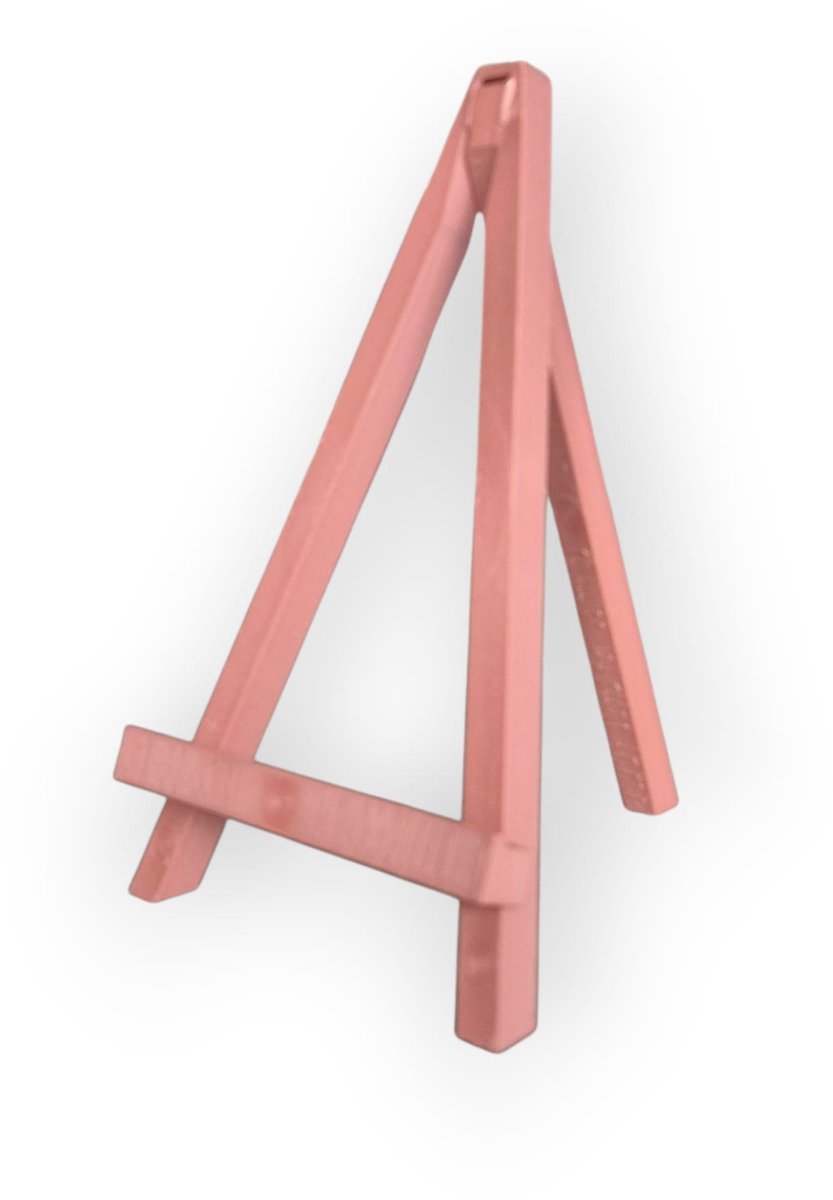 Troubadot | Tegelhouder | Terracotta | Voor keramisch tegeltje | Decoratieve standaard | Schildersezel | Tegelstandaard | houder | standaard