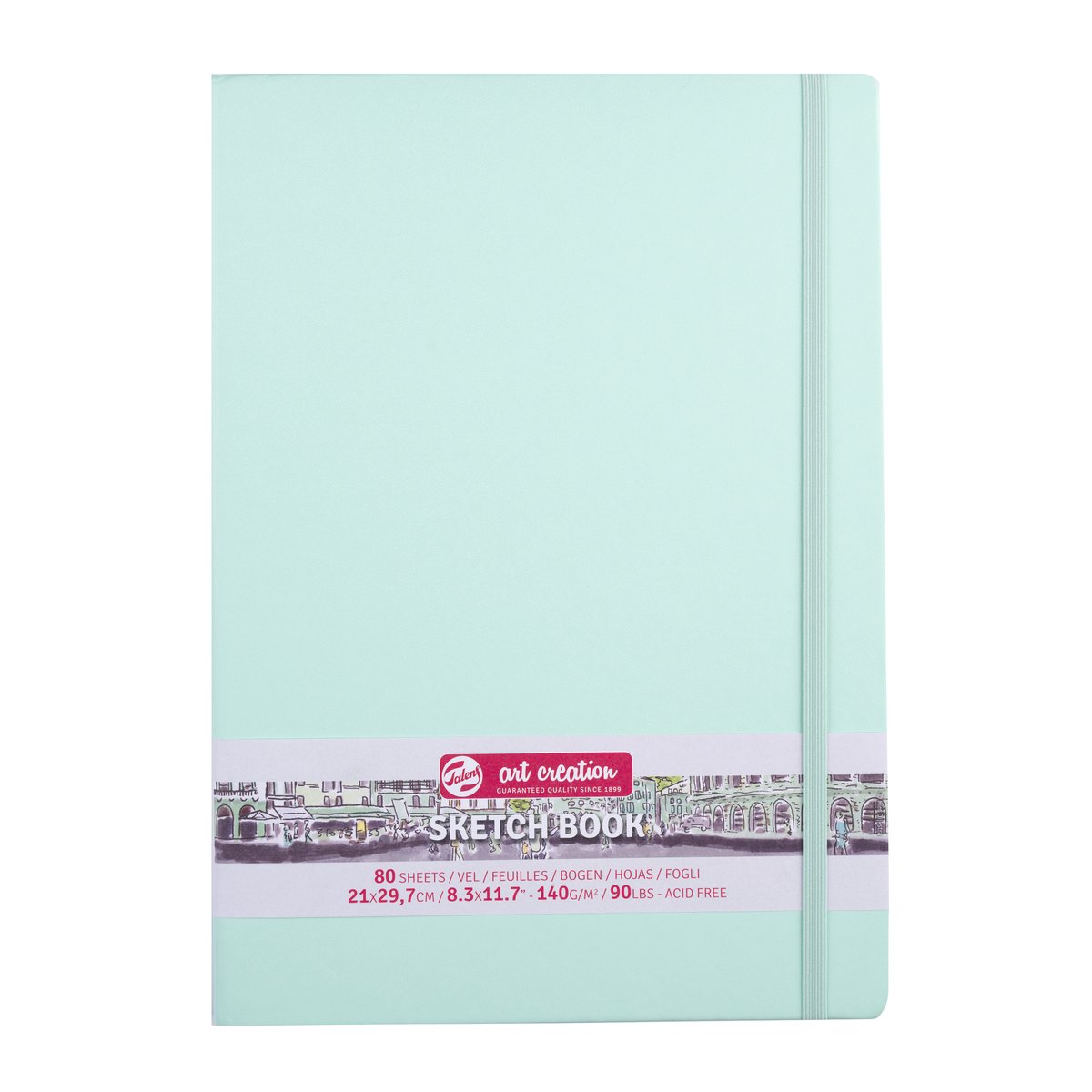 Schetsboek talens art creation 210x297mm munt | 5 stuks