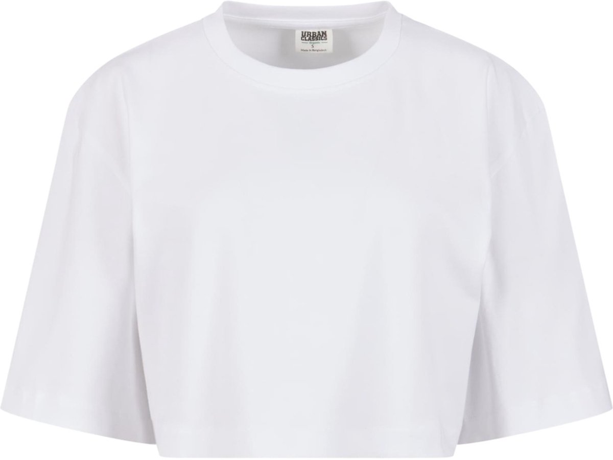 Urban Classics Heavy Organic Oversized Crop top 3XL Wit