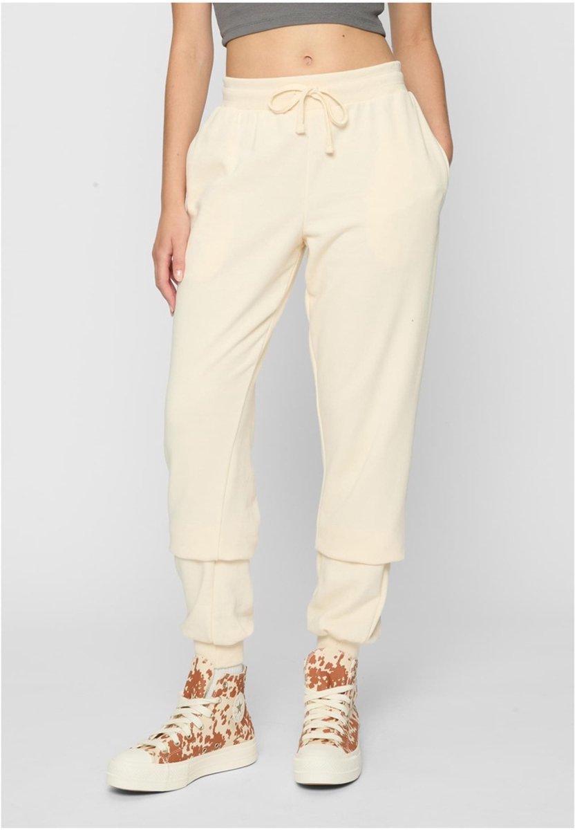 Urban Classics Light Terry Basic Dames joggingbroek L Beige