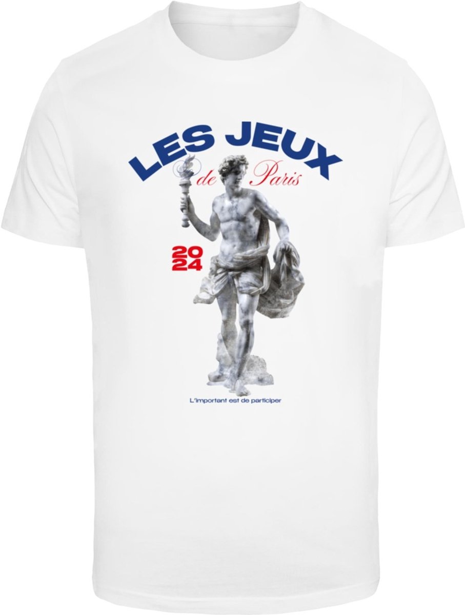 Mister Tee Les Jeux De Paris Heren Tshirt S Wit