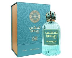 Qissati Valley Sharqiyat 100ml Oosterse houtachtige geur voor mannen en vrouwen - Davana, Oud & Patchouli Langdurig & luxueus | Eau de Parfum Frisse citrusnoten