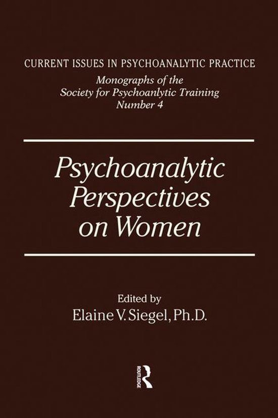 Psychoanalytic Perspectives On Women - cover