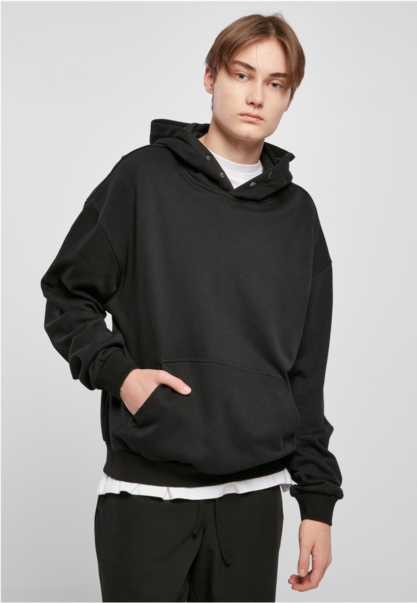 Urban Classics Snap Hoodie/trui M Zwart