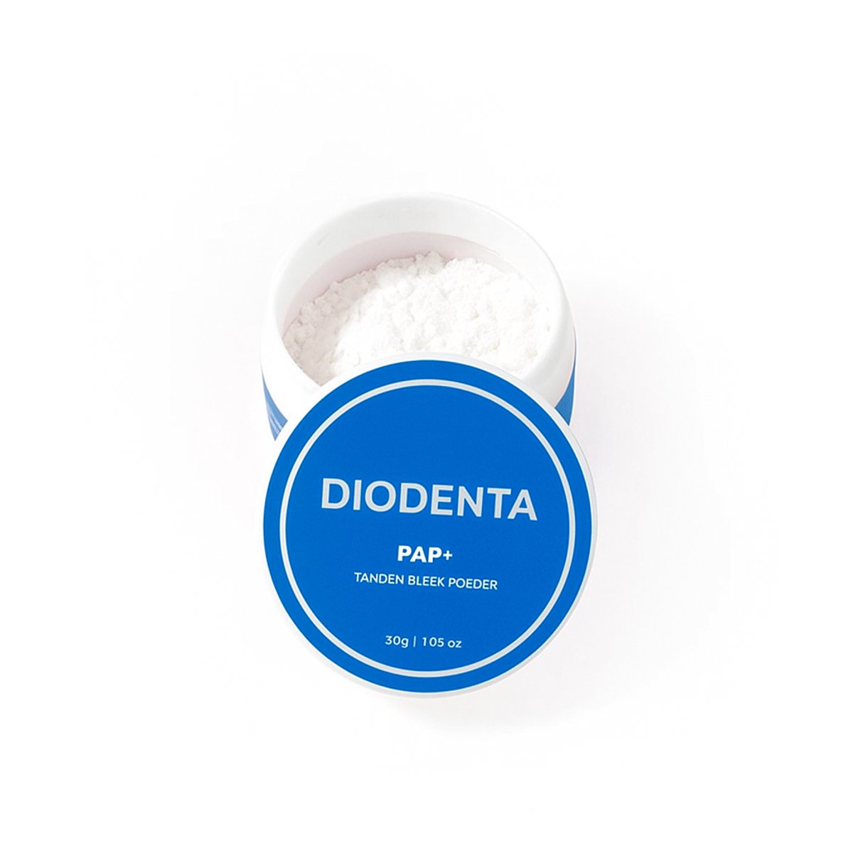 PAP+ Poeder - Tandenbleek Poeder - Tanden Bleken Poeder - Tanden bleken - tandbleekpoeder - tandbleek poeder - Tandenbleek - Zonder Peroxide - tandenblekers - teeth whitening - tandenbleekset - DIODENTA PAP+ Tandenbleekpoeder – 30g