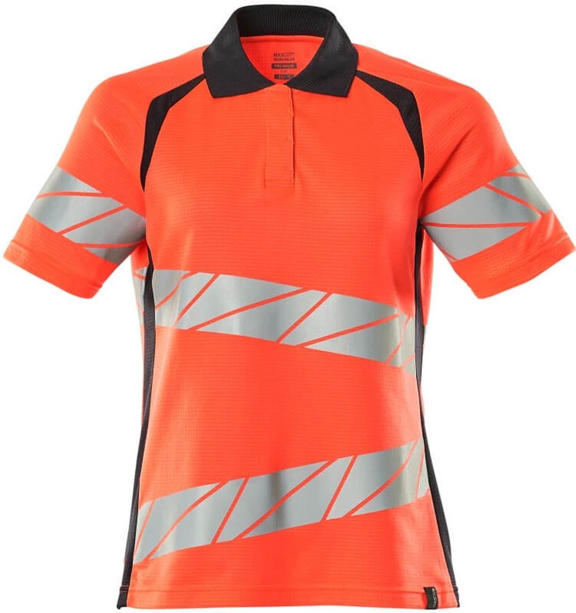 Mascot Accelerate Safe Poloshirt 19093-771 - hi-vis rood/donkermarine - 4XL