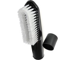 Dparts meubelborstel met witte borstelharen - 32mm + 35mm - universeel stofzuigermondstuk plumeau - stofzuiger zuigmond opzetstuk - stofzuigerborstel - bostel - Geschikt voor Miele Bosch Siemens Philips AEG Electrolux