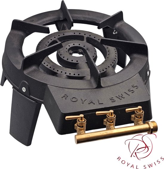 Anneau de cuisson à gaz 8KW, brûleur en fonte, grande cuisinière à gaz de pétrole liquéfié, poêle d'extérieur, cadre en fer