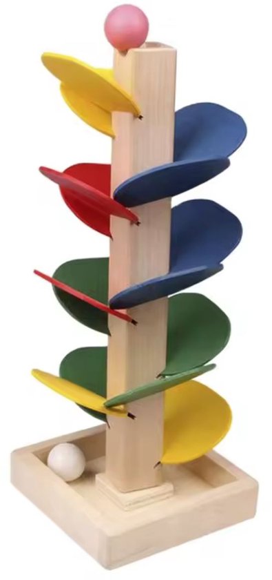 Houten knikkerbaan – knikkertoren - kinderen – spelen – creatief – bouwen – knikkers – educatief – motoriek – speelgoed – duurzaam – plezier – cadeau – leerzaam – fantasie – actief – bouwen – houten speelgoed – stressvrij – Montessori – ontwikkeling