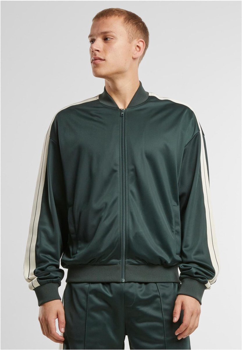 Urban Classics Tennis core Trainings jacket Donkergroen