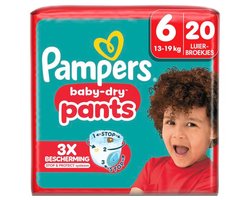 Pampers - Baby Dry Pants - Maat 6 - Small Pack - 20 stuks - 14/19 KG