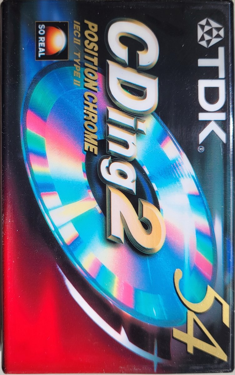 TDK 54 CDing Position Chrome cassettebandje