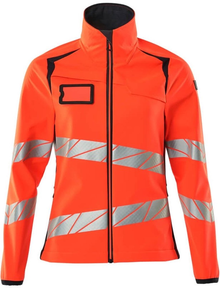 Mascot Accelerate Safe Softshell jas 19012-143 - hi-vis rood/donkermarine - 2XL